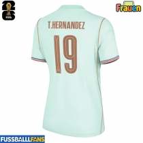 Frankreich Theo Hernandez #19 Auswärtstrikot Frauen EM 2024 Kurzarm